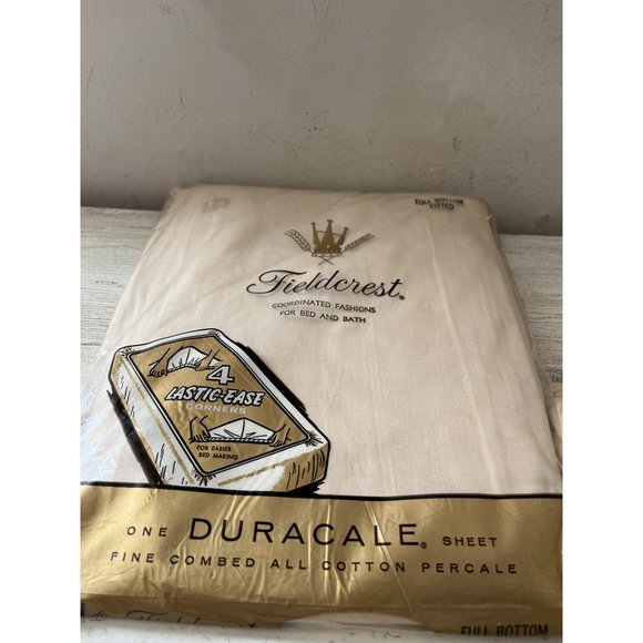 Vintage NOS Fieldcrest Stag Collection full size sheet set - Picture 2 of 4